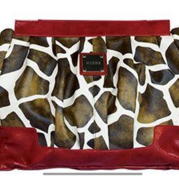 2 for $25 | Miche | Lexi Shell | Cow Print w/ Red Trim | Prima - Picture 3 of 5